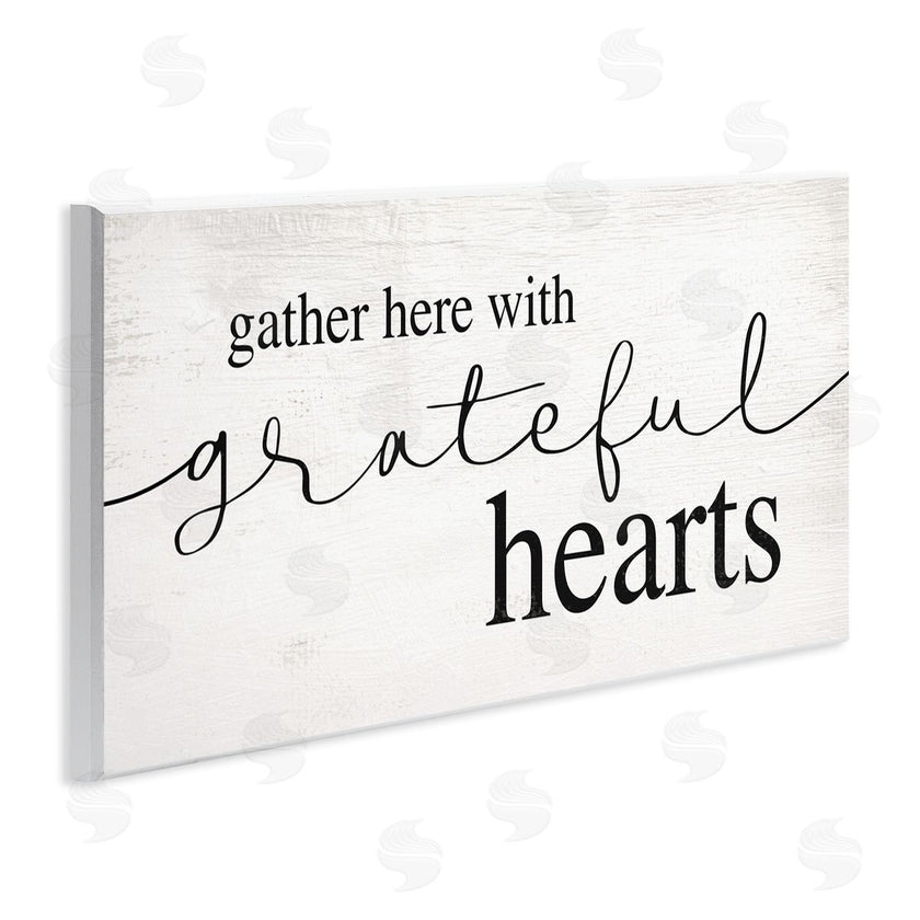 Stupell Studio | Gather Grateful Hearts Charming Design