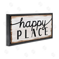 Stupell Studio | Rustic Happy Place Distressed Sign