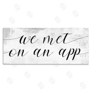 Stupell Studio | Met on App Couple Design