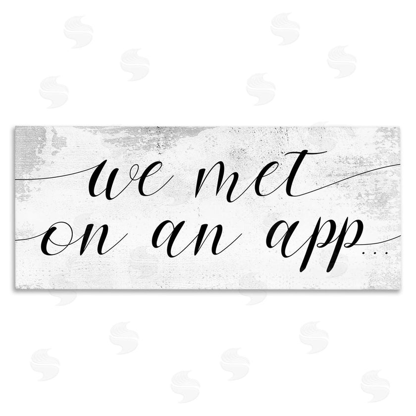Stupell Studio | Met on App Couple Design