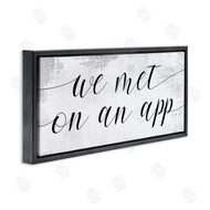 Stupell Studio | Met on App Couple Design