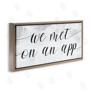Stupell Studio | Met on App Couple Design