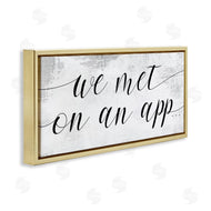 Stupell Studio | Met on App Couple Design