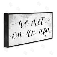 Stupell Studio | Met on App Couple Design