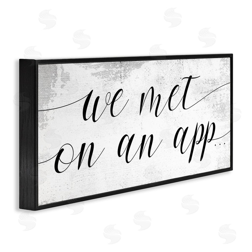 Stupell Studio | Met on App Couple Design
