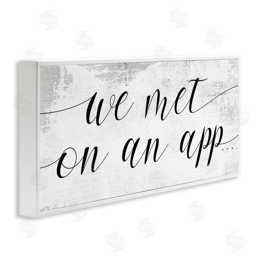 Stupell Studio | Met on App Couple Design