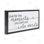 Stupell Studio | Live for the Moments Phrase