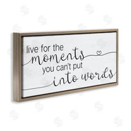 Stupell Studio | Live for the Moments Phrase