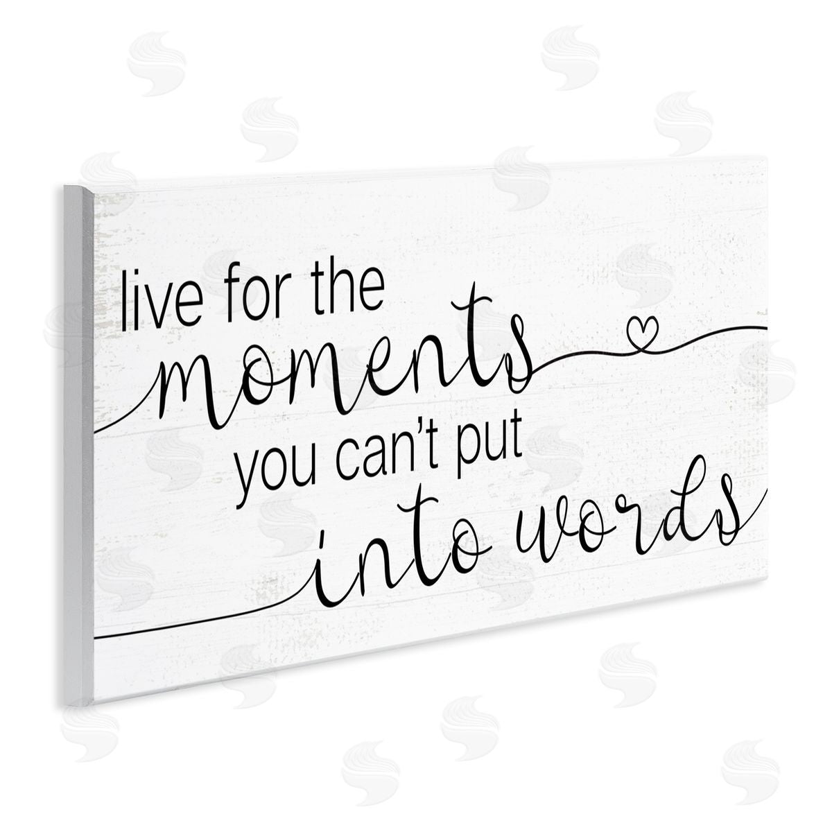 Live for the Moments Phrase Wood Plaque Wall Art, Home Decor by Stupell Studio