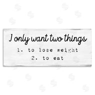 Stupell Studio | I Only Want Funny Food Habits