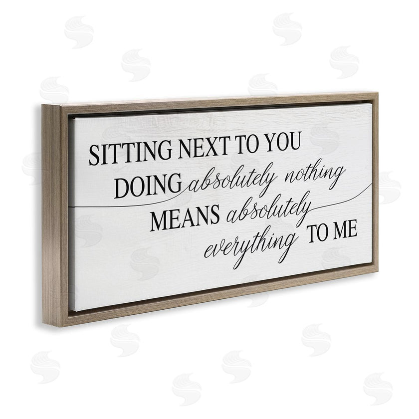 Stupell Studio | Nothing Means Everything Phrase