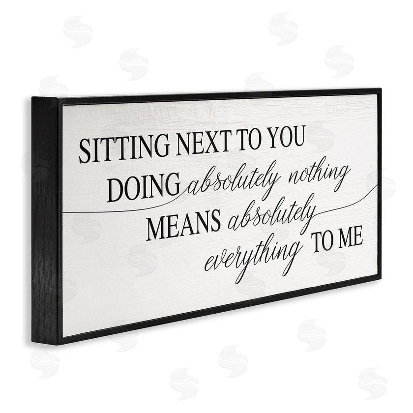 Stupell Studio | Nothing Means Everything Phrase