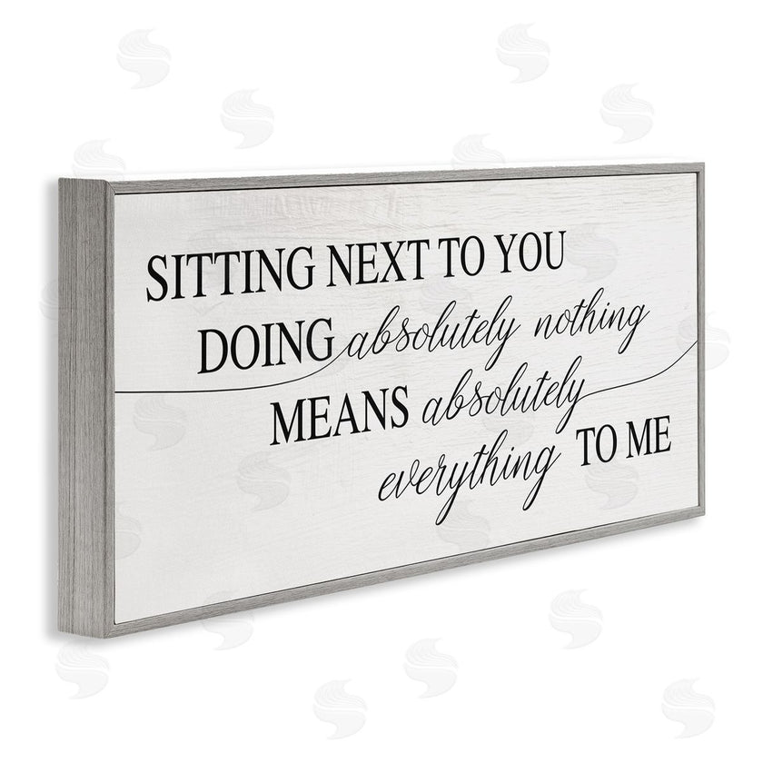 Stupell Studio | Nothing Means Everything Phrase