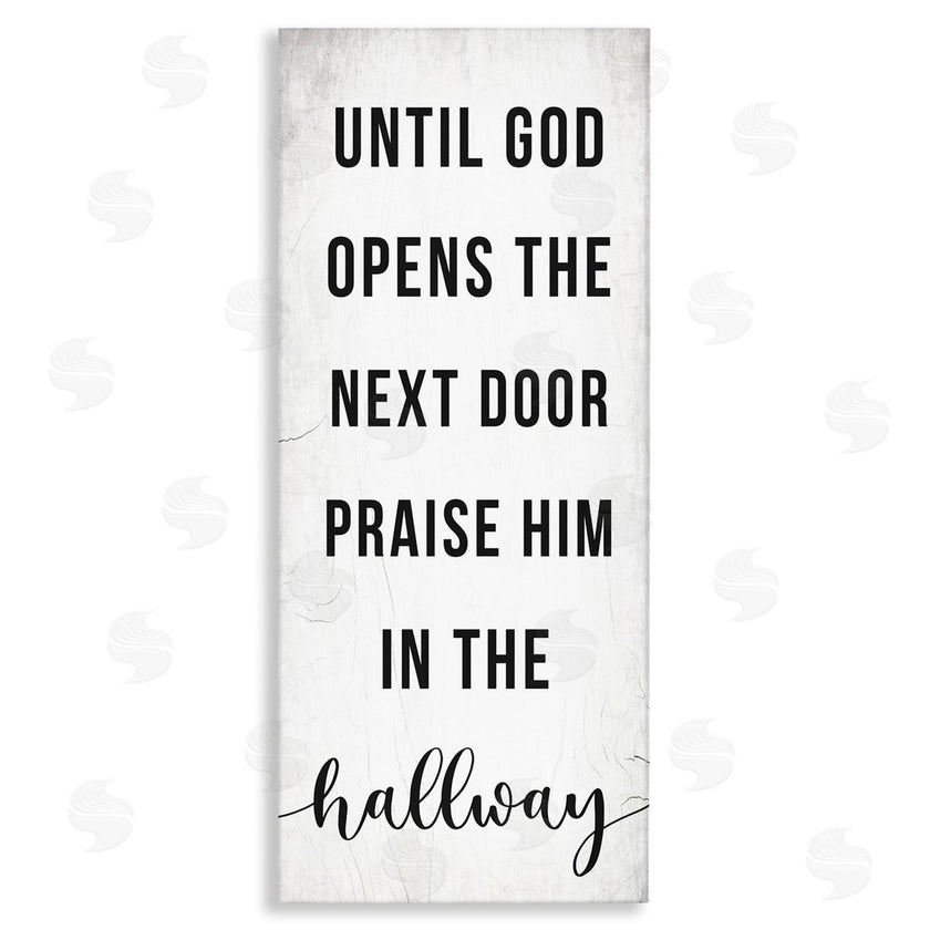 Stupell Studio | God Opens the Door Phrase
