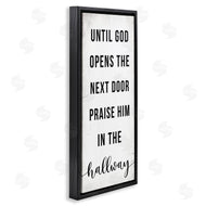 Stupell Studio | God Opens the Door Phrase