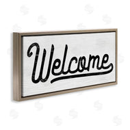 Stupell Studio | Welcome Sign Whimsical Script