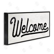 Stupell Studio | Welcome Sign Whimsical Script