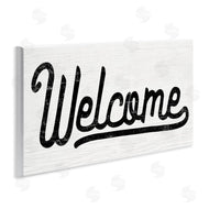 Stupell Studio | Welcome Sign Whimsical Script