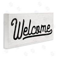 Stupell Studio | Welcome Sign Whimsical Script