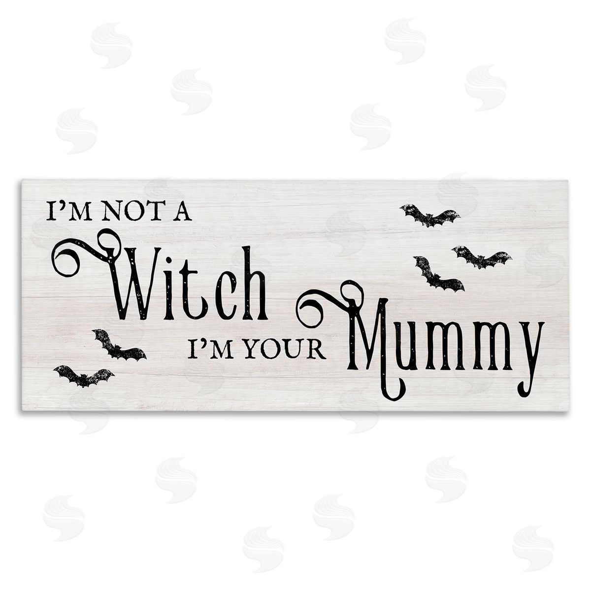 Stupell Studio Not A Witch, Your Mummy Phrase Canvas Wall Art