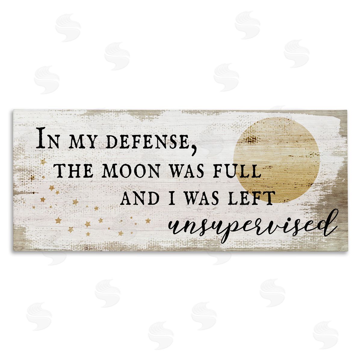 Sassy Full Moon Halloween Charm Canvas Wall Art, Home Decor by Stupell Studio