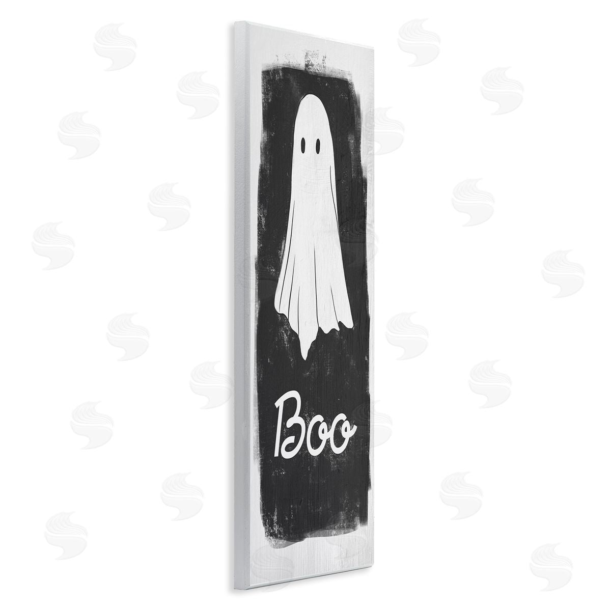 Stupell Studio Charming Ghost with Boo Text Wall Plaque Art