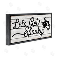 Stupell Studio | Let's Get Spooky Rustic Witch