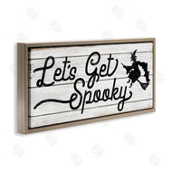 Stupell Studio | Let's Get Spooky Rustic Witch