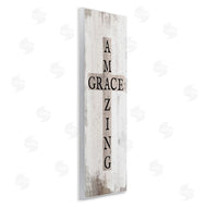 Stupell Studio | Amazing Grace Rustic Cross