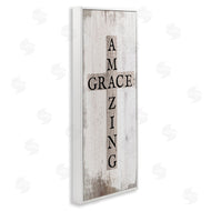 Stupell Studio | Amazing Grace Rustic Cross