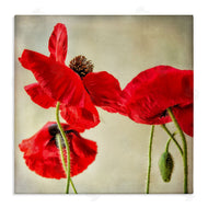 Dianne Poinski | Radiant Red Poppy Floral Details