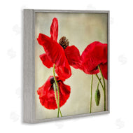 Dianne Poinski | Radiant Red Poppy Floral Details