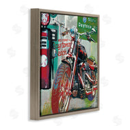 Ray Foster | Motorcycle Gas Station Pop Art