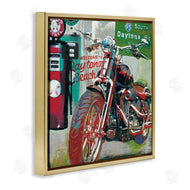 Ray Foster | Motorcycle Gas Station Pop Art