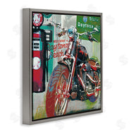 Ray Foster | Motorcycle Gas Station Pop Art