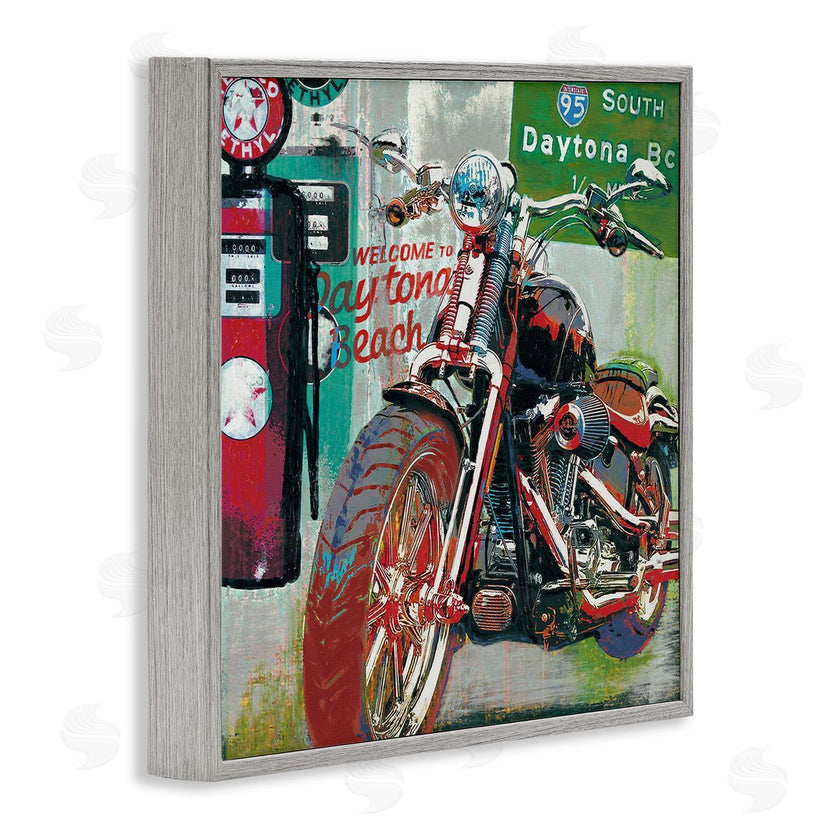 Ray Foster | Motorcycle Gas Station Pop Art