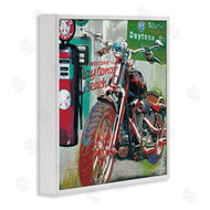 Ray Foster | Motorcycle Gas Station Pop Art