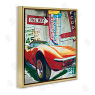 Ray Foster | Vibrant Sports Car Pop Art