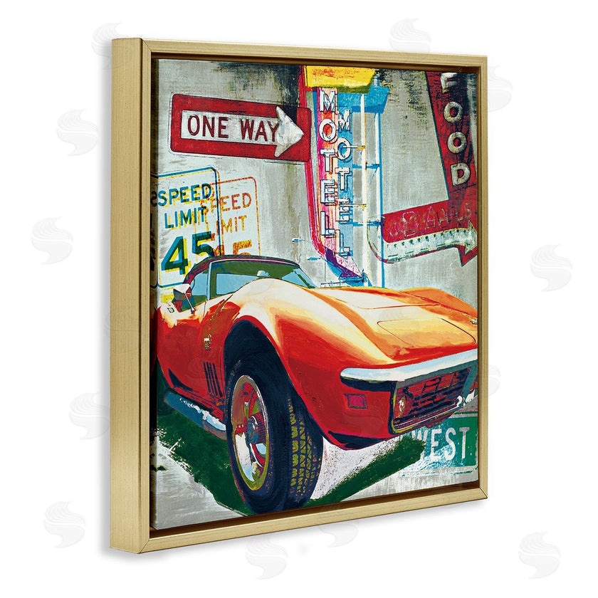 Ray Foster | Vibrant Sports Car Pop Art