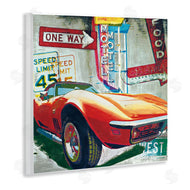 Ray Foster | Vibrant Sports Car Pop Art