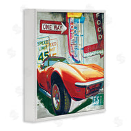 Ray Foster | Vibrant Sports Car Pop Art