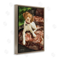 Sueellen Ross | Country Dog Floral Paisley Chair