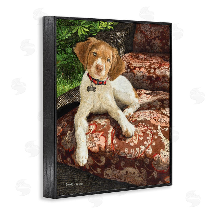 Sueellen Ross | Country Dog Floral Paisley Chair