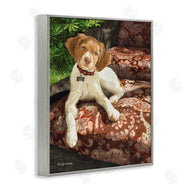 Sueellen Ross | Country Dog Floral Paisley Chair