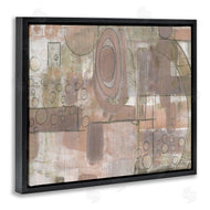 Smith Haynes | Abstract Linework Green Brown Collage