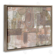Smith Haynes | Abstract Linework Green Brown Collage