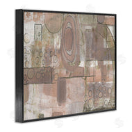 Smith Haynes | Abstract Linework Green Brown Collage