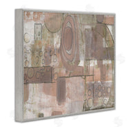 Smith Haynes | Abstract Linework Green Brown Collage