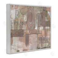 Smith Haynes | Abstract Linework Green Brown Collage
