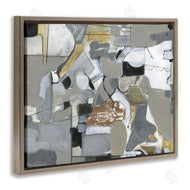 Smith Haynes | Grey Brown Linework Abstract Shapes